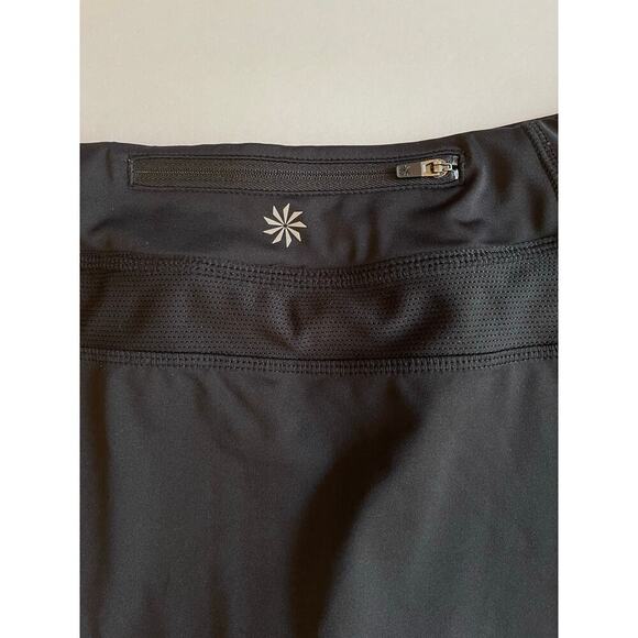 Athleta Bustle Activewear Skort size M Black Tennis Pickleball - Picture 4 of 10